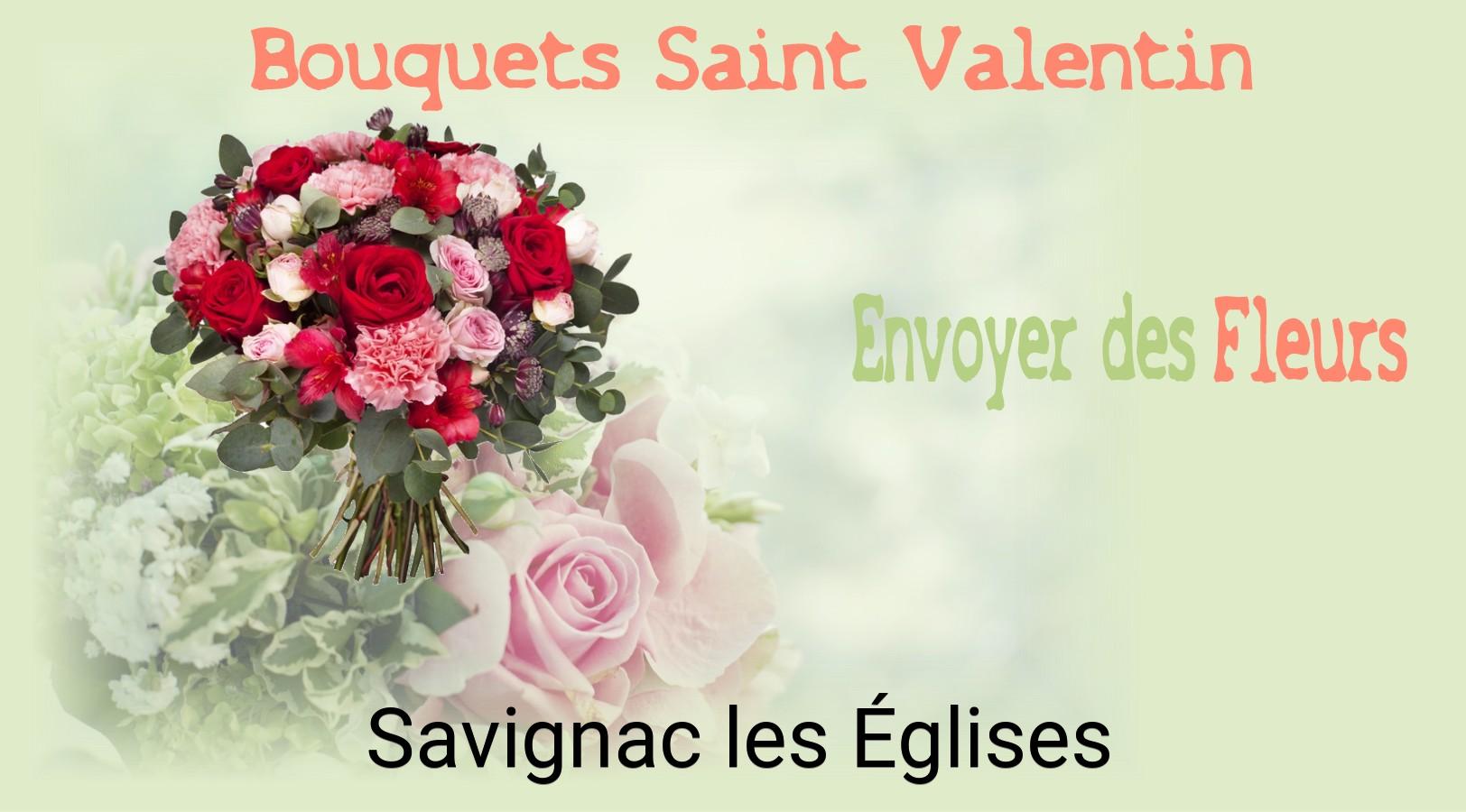 Roses de Saint-Valentin livrées à Savignac-les-Églises
